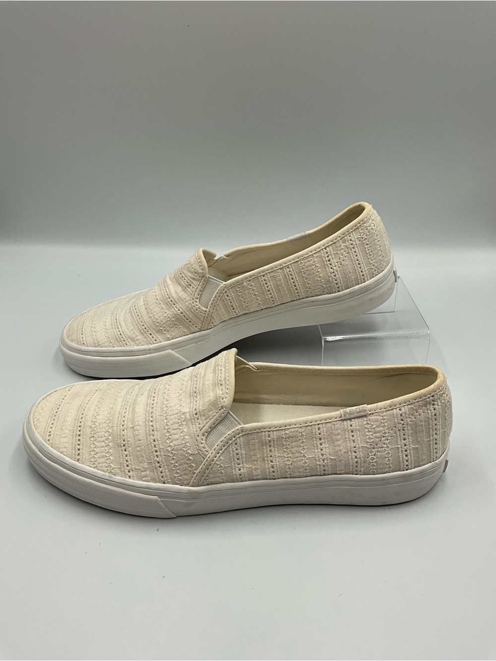Keds Sneakers Size 9.5 Cream Women's Slip-On Sneakers